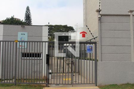 Apartamento para alugar com 44m², 2 quartos e sem vagaFachada e placa