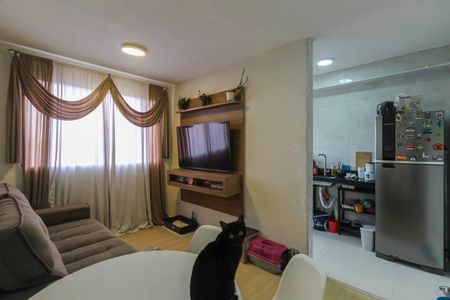 Sala de apartamento para alugar com 2 quartos, 41m² em Jardim Imperador (zona Leste), São Paulo