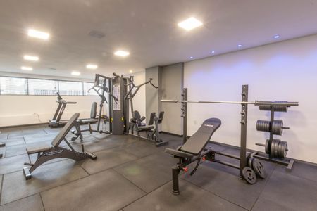 Apartamento para alugar com 80m², 1 quarto e 2 vagasÁrea comum - Academia