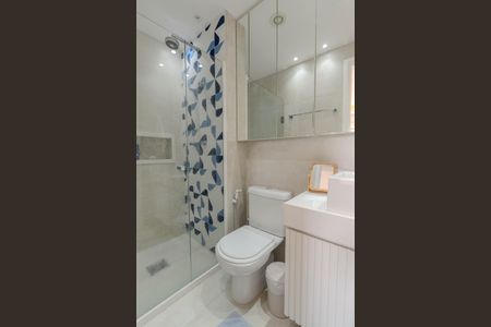 Apartamento à venda com 55m², 1 quarto e 1 vagaBanheiro da Suíte 1