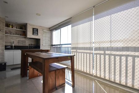 Varanda da Sala de apartamento à venda com 3 quartos, 104m² em Parque Reboucas, São Paulo