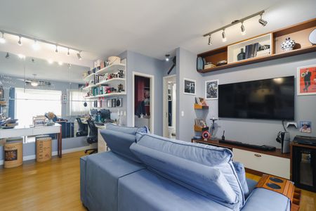 Sala de apartamento à venda com 1 quarto, 60m² em Morumbi, São Paulo