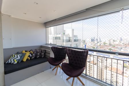 Varanda da Sala de apartamento à venda com 1 quarto, 72m² em Jardim Leonor Mendes de Barros, São Paulo
