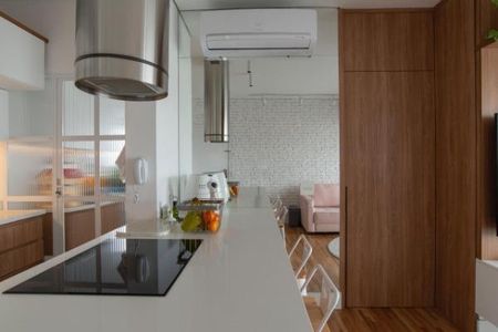 Cozinha de apartamento à venda com 2 quartos, 67m² em Jardim São Paulo, São Paulo