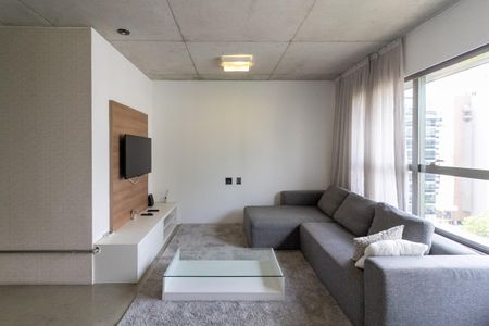 Sala de Tv de apartamento à venda com 2 quartos, 70m² em Cidade Monções, São Paulo