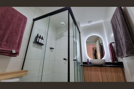 Banheiro Social de apartamento à venda com 1 quarto, 28m² em Vila Buarque, São Paulo