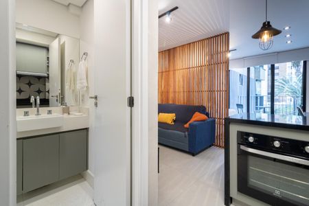 Studio para alugar com 40m², 1 quarto e sem vaga Studio para alugar com 40m², 1 quarto e sem vagaCozinha