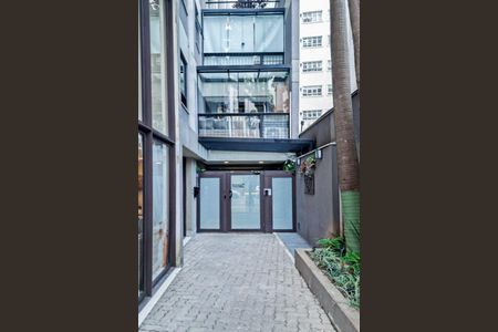 Studio para alugar com 40m², 1 quarto e sem vaga Studio para alugar com 40m², 1 quarto e sem vagaFachada