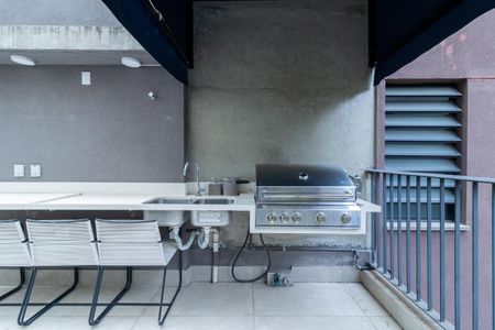 Studio para alugar com 40m², 1 quarto e sem vaga Studio para alugar com 40m², 1 quarto e sem vagaChurrasqueira