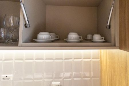 Cozinha de kitnet/studio à venda com 1 quarto, 26m² em Planalto Paulista, São Paulo