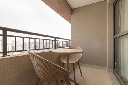 Varanda de kitnet/studio para alugar com 1 quarto, 26m² em Planalto Paulista, São Paulo