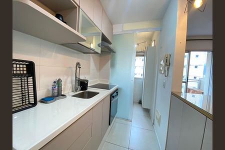 Apartamento à venda com 60m², 2 quartos e 1 vagaCozinha e Área de Serviço