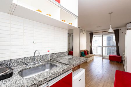 Studio para alugar com 28m², 1 quarto e sem vagaCozinha