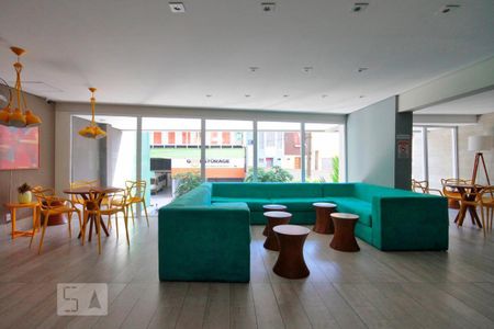 Studio para alugar com 28m², 1 quarto e sem vagaÁrea comum - Salão de festas