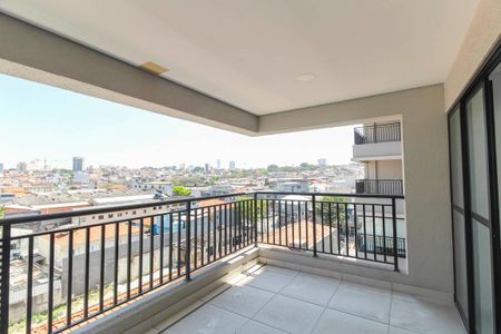 Varanda da Sala de apartamento à venda com 2 quartos, 80m² em Vila Prudente, São Paulo