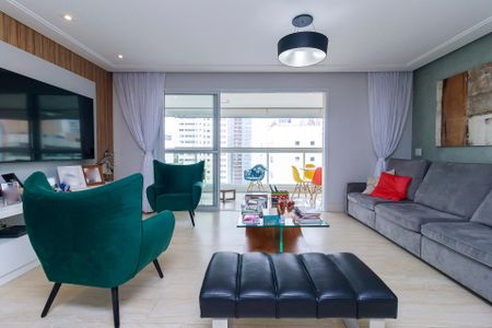 Sala de apartamento à venda com 3 quartos, 142m² em Campo Belo, São Paulo