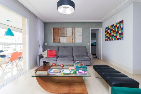 Sala de apartamento à venda com 3 quartos, 142m² em Campo Belo, São Paulo