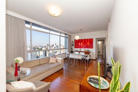 Sala de apartamento à venda com 3 quartos, 106m² em Gutierrez, Belo Horizonte