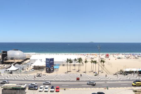 Vista do Quarto de apartamento para alugar com 1 quarto, 28m² em Copacabana, Rio de Janeiro