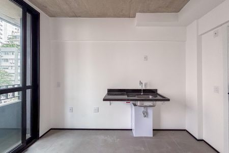 Cozinha de apartamento à venda com 1 quarto, 20m² em Cerqueira César, São Paulo