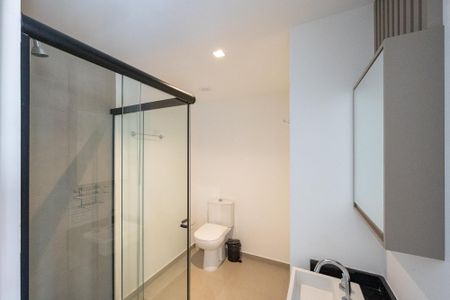 Studio para alugar com 22m², 1 quarto e sem vaga Studio para alugar com 22m², 1 quarto e sem vagaBanheiro Social