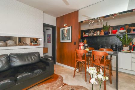 Sala de apartamento à venda com 1 quarto, 76m² em Higienópolis, Porto Alegre