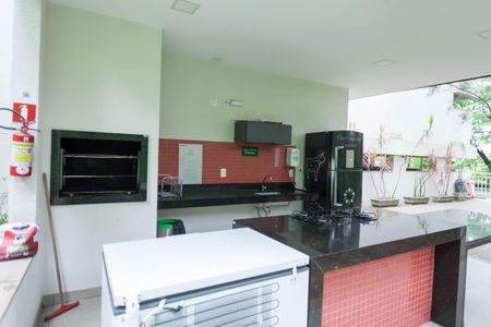 Área comum - Churrasqueira de apartamento à venda com 2 quartos, 74m² em Caiçaras, Belo Horizonte