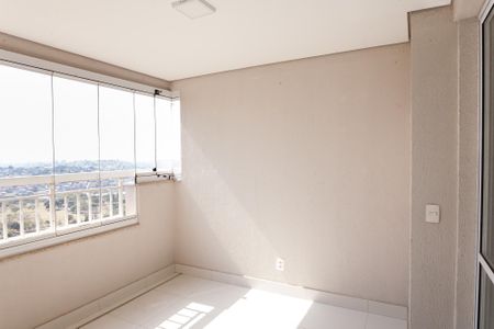 Varanda da Sala de apartamento à venda com 2 quartos, 74m² em Caiçaras, Belo Horizonte