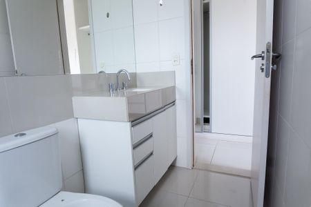 Banheiro suite  de apartamento à venda com 2 quartos, 74m² em Caiçaras, Belo Horizonte