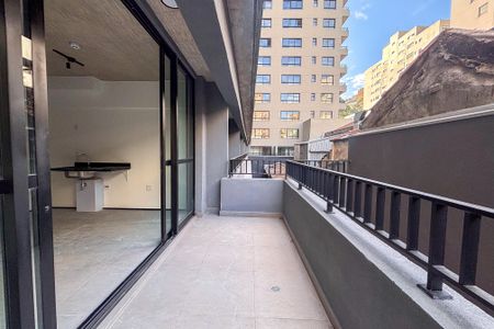 Studio à venda com 25m², 1 quarto e sem vagaVaranda