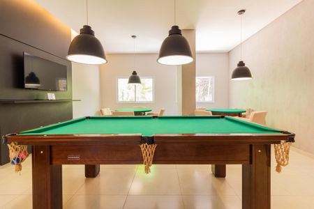 Apartamento para alugar com 44m², 1 quarto e 1 vaga Apartamento para alugar com 44m², 1 quarto e 1 vagaÁrea comum - Salão de Jogos