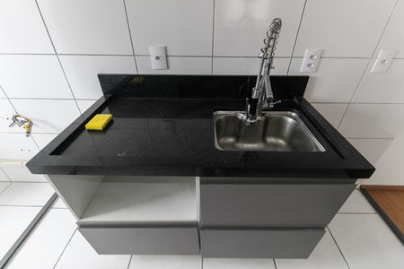 Cozinha de apartamento para alugar com 2 quartos, 42m² em Jardim Brasilia, São Paulo