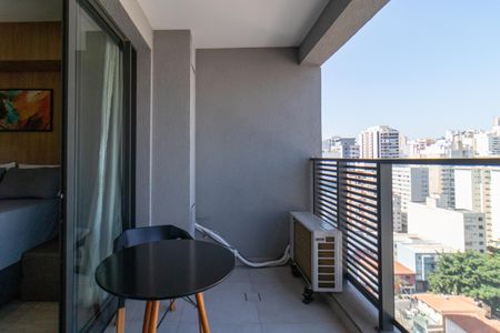Varanda de kitnet/studio à venda com 1 quarto, 28m² em Pompeia, São Paulo
