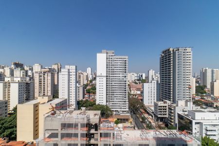 Vista da Varanda de kitnet/studio à venda com 1 quarto, 28m² em Pompeia, São Paulo