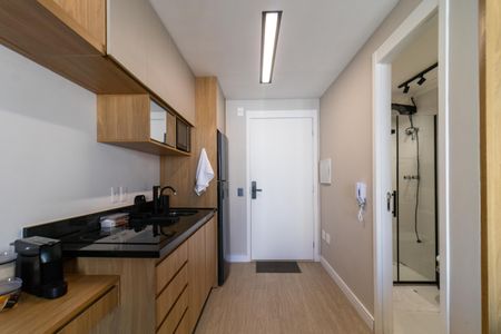 Studio à venda com 28m², 1 quarto e sem vagaCozinha