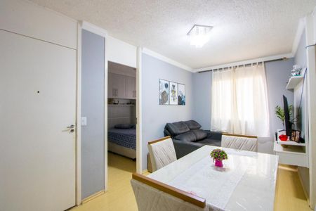Sala de apartamento à venda com 3 quartos, 54m² em Vila Lutécia, Santo André