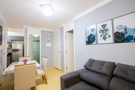 Sala de apartamento à venda com 3 quartos, 54m² em Vila Lutécia, Santo André