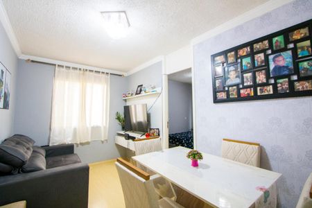Sala de apartamento à venda com 3 quartos, 54m² em Vila Lutécia, Santo André