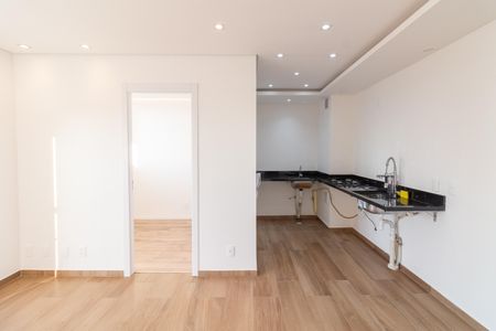 Sala/Cozinha de apartamento para alugar com 2 quartos, 47m² em Vila Gomes, São Paulo