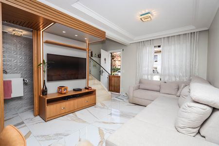 Casa de condomínio à venda com 127m², 3 quartos e 2 vagasSala