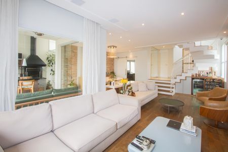 Sala de casa de condomínio à venda com 4 quartos, 306m² em Jardim Petropolis, São Paulo