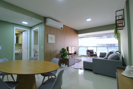 Sala de apartamento à venda com 1 quarto, 53m² em Indianópolis, São Paulo