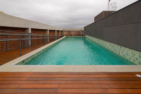 Studio para alugar com 26m², 1 quarto e sem vagaPiscina