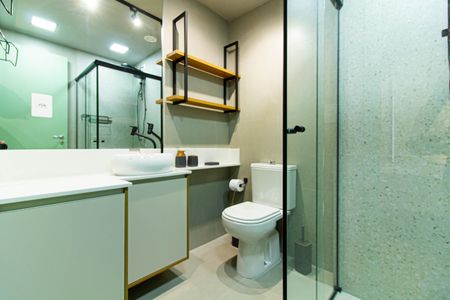 Studio para alugar com 26m², 1 quarto e sem vagaBanheiro