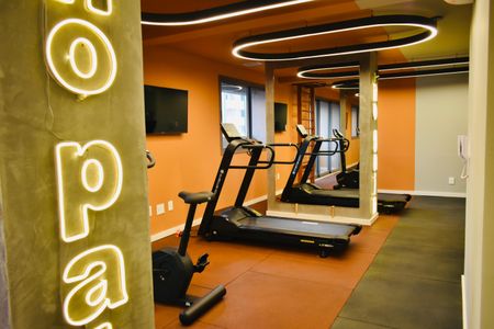 Studio à venda com 44m², 0 quarto e sem vaga Studio à venda com 44m², 0 quarto e sem vagaÁrea comum - Academia