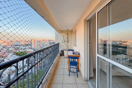 Varanda da Sala de apartamento à venda com 3 quartos, 98m² em Vila Dom Pedro I, São Paulo