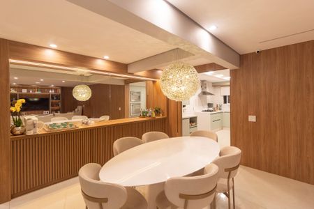 Sala de apartamento à venda com 4 quartos, 181m² em Campo Grande, São Paulo