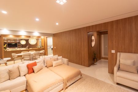 Sala de apartamento à venda com 4 quartos, 181m² em Campo Grande, São Paulo