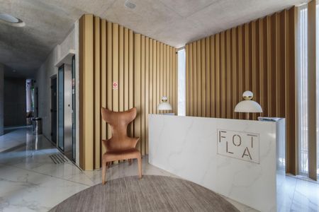 Apartamento para alugar com 62m², 1 quarto e 2 vagasHall social