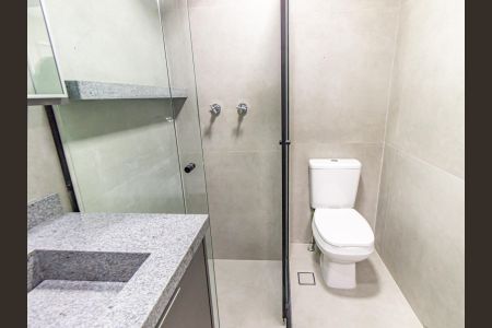 Banheiro de apartamento à venda com 1 quarto, 26m² em Belenzinho, São Paulo